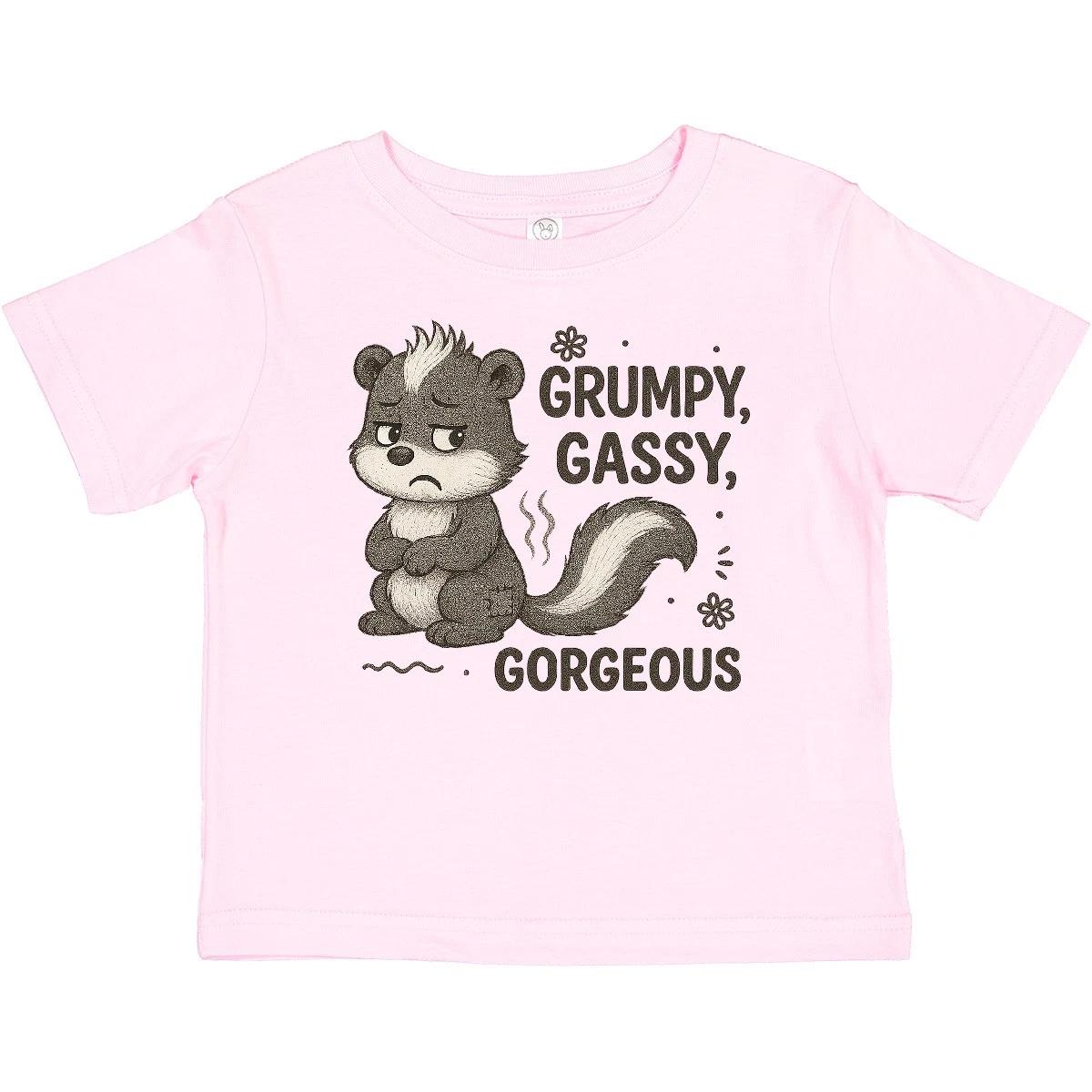 Inktastic Grumpy Gassy Gorgeous Skunk Humor Baby T-Shirt Funny Infant Tees 100