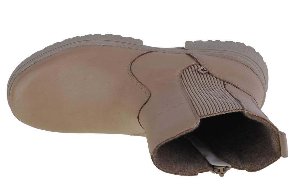 RIEKER Booties, Womens Beige Chelsea Boots