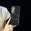 High-end Luxury Magsafe Magnetic Sparkling Diamond Brilliant Phone Case for Samsung Galaxy Z Fold 7 6 5 4 3 TPU Soft Edge Cover