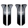 2PCS Car Window Trim Lip Spoiler For Seat Leon 5F FR Mk3 MK3.5 5Door Rear Roof Wing Edge Tail Flap Rear Trunk Window Spoiler Lip