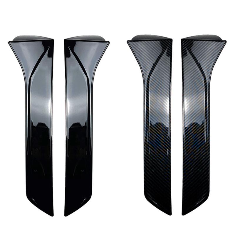 2PCS Car Window Trim Lip Spoiler For Seat Leon 5F FR Mk3 MK3.5 5Door Rear Roof Wing Edge Tail Flap Rear Trunk Window Spoiler Lip