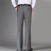 Men's Plus Size Flared Dress Pants Business Office Trousers