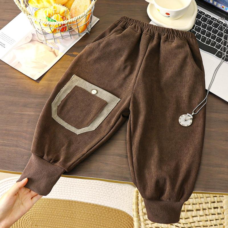 

Детские брюки Осень Новые детские Свободного кроя для мальчиков и девочек Однотонные Повседневные Спортивные штаны Детские Брюки-джоггеры 110