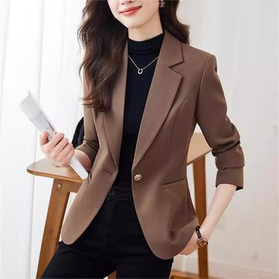 Blazer Women's Spring and Autumn New Fashion Popular High-end Casual Suit Top Small Man Korean Version