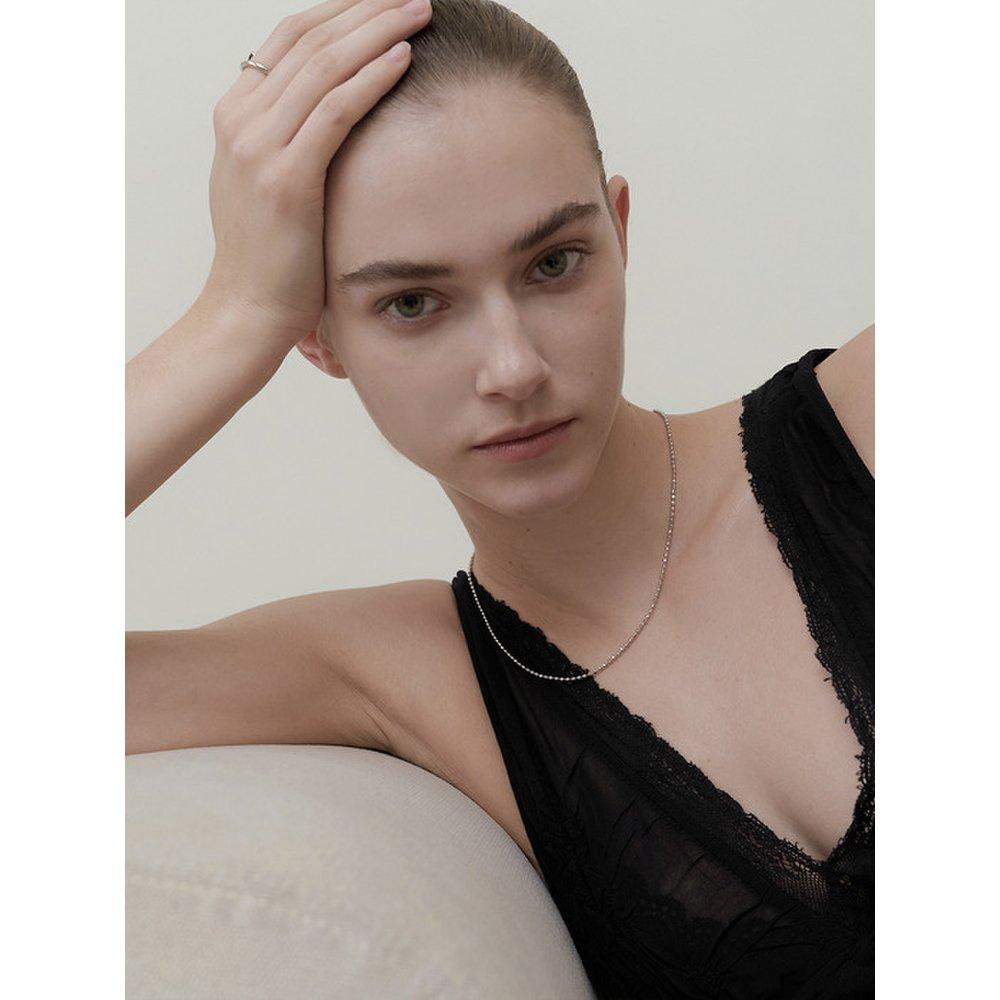 Bijou Cutted Ball Chain Necklace