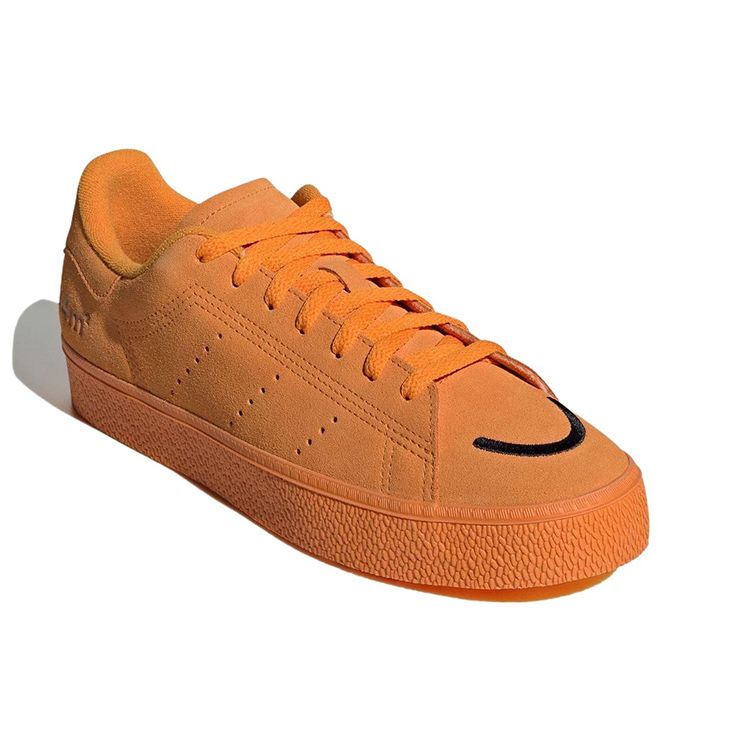 Adidas Originals Face X Atmos X  Stan Smith Cs Versatile Comfortable Lightweight Casual Slip-Resistant Low-Top Skate Shoes Men Sneakers Orange IG4121
