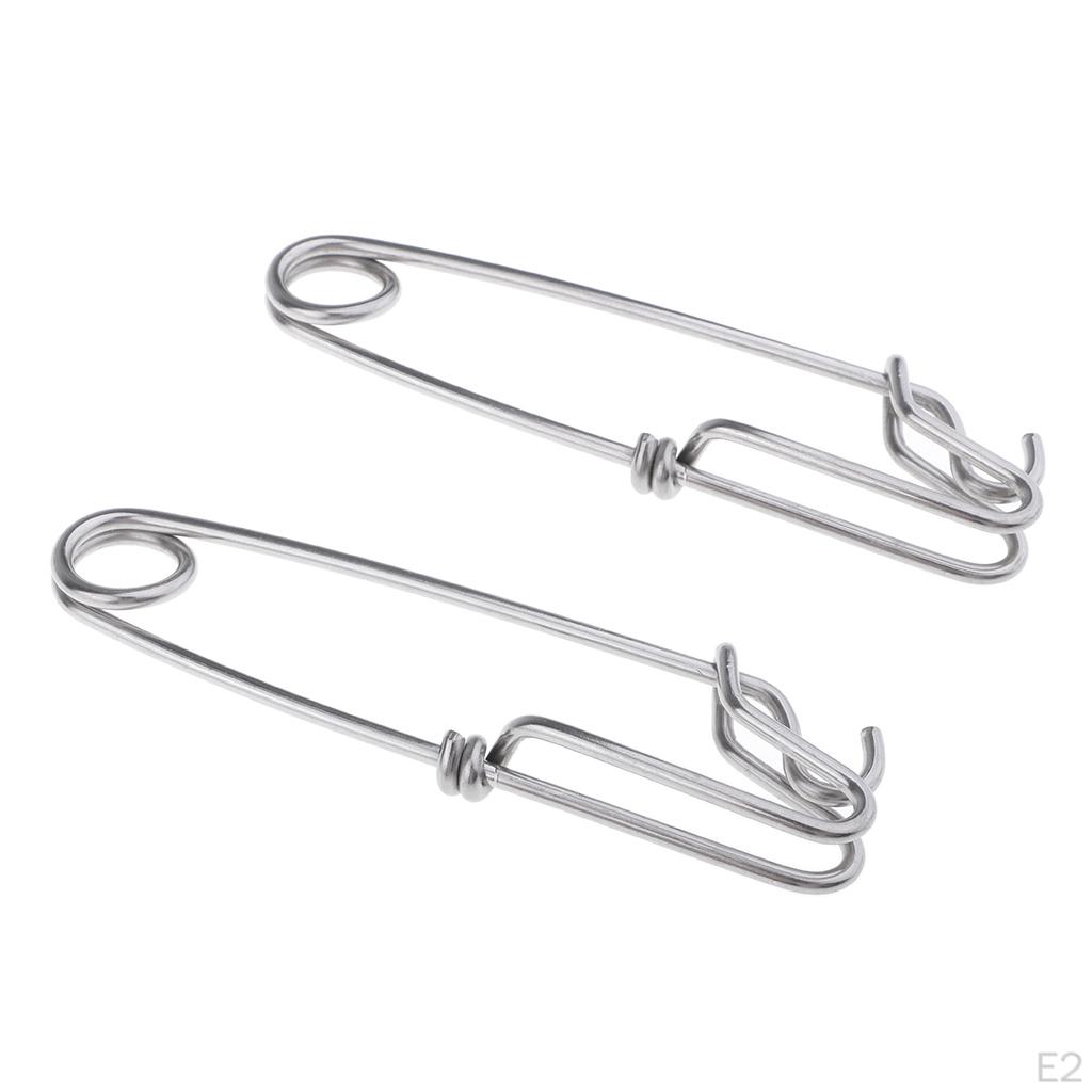 1 Set Stainless Steel Longline , High Strength Branch Hanger Float Line Tuna Clip