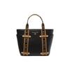 Maeve Printed Color-Block Tote Bag Women Handbags Black 30F2G5VT1L-987