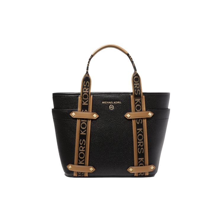

Michael Kors Maeve Printed Color-Block Tote Bag Women Handbags Black 30F2G5VT1L-987 Basic Set (Bag+Dust Bag)