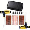 Car Tire Repair Kit Puncture Plug Tools for Tyre Puncture Emergency. Tire Strips Stirring Glue Repair Tool Kit