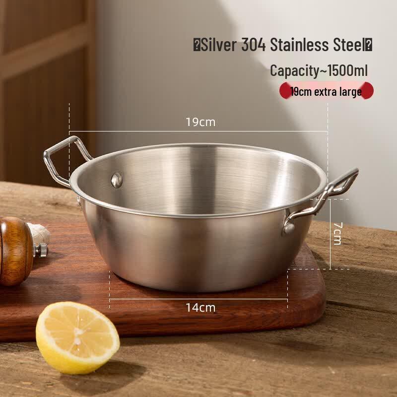 Qiwei 304 Stainless Steel Single-Serve Ramen Pot