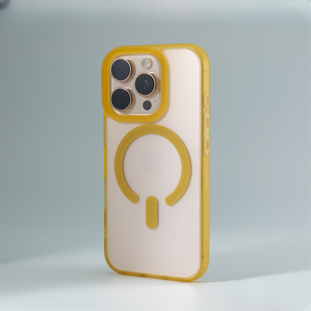 iPhone 17 Pro Max Clear Anti-Drop Magnetic Case - Ice Mist Compatible 16