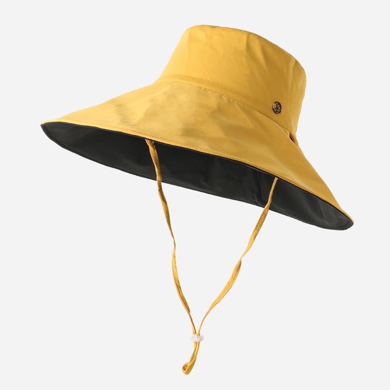 Jiao Xia Women's Double-Sided Fisherman Hat - Spring/Summer UV Protection with Large Brim