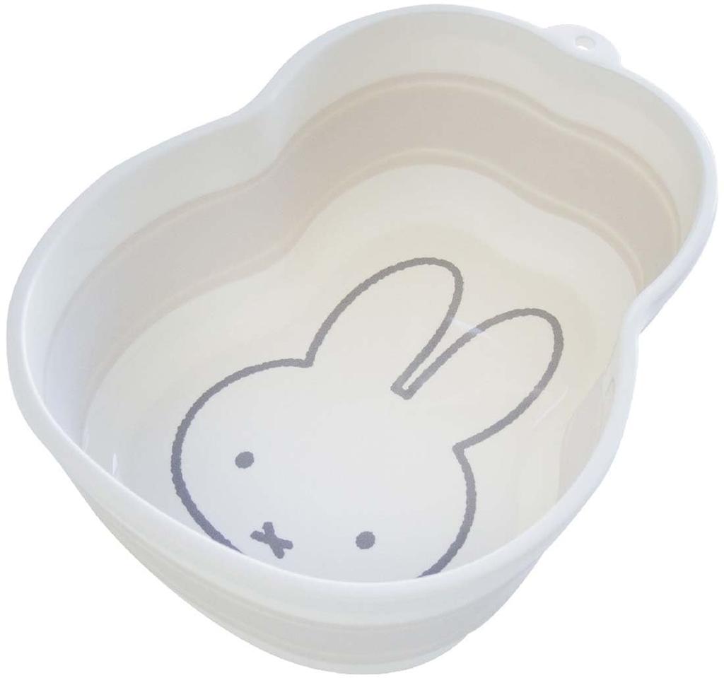 Okato Miffy Folding 5 Convenient for Small x 32 x cm Washtub, Liters, Washes, 24.5 11.9