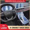 Für LADA X-CROSS 7 2024 Auto Innenraum Mittelkonsole Bildschirm Schutzfolie Kratzfest Reparatur Aufkleber Zubehör