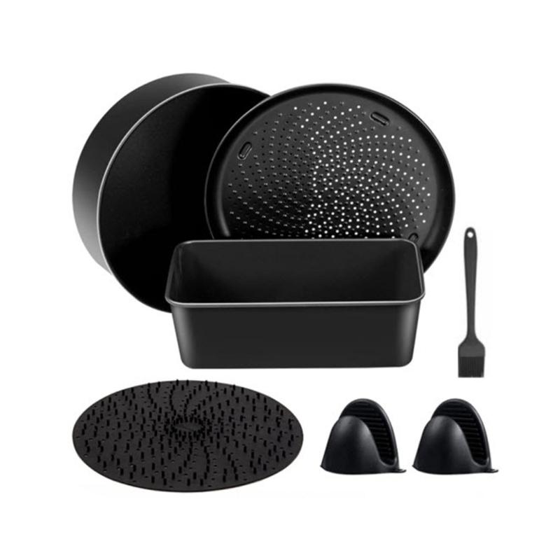Air Fryers Cake Bucket Air Fryers Cake Basket Baking Supplies Air Fryers Accessories Nonstick Cake Moulds for Air Fryers 1
