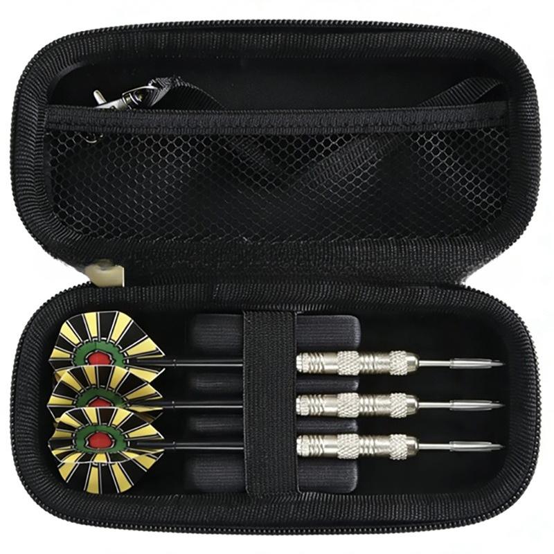 1pc Soft Tip Dart Case Portable 3 Darts Storage Bag EVA Hard Shell Material Multi Functional Dart Holder