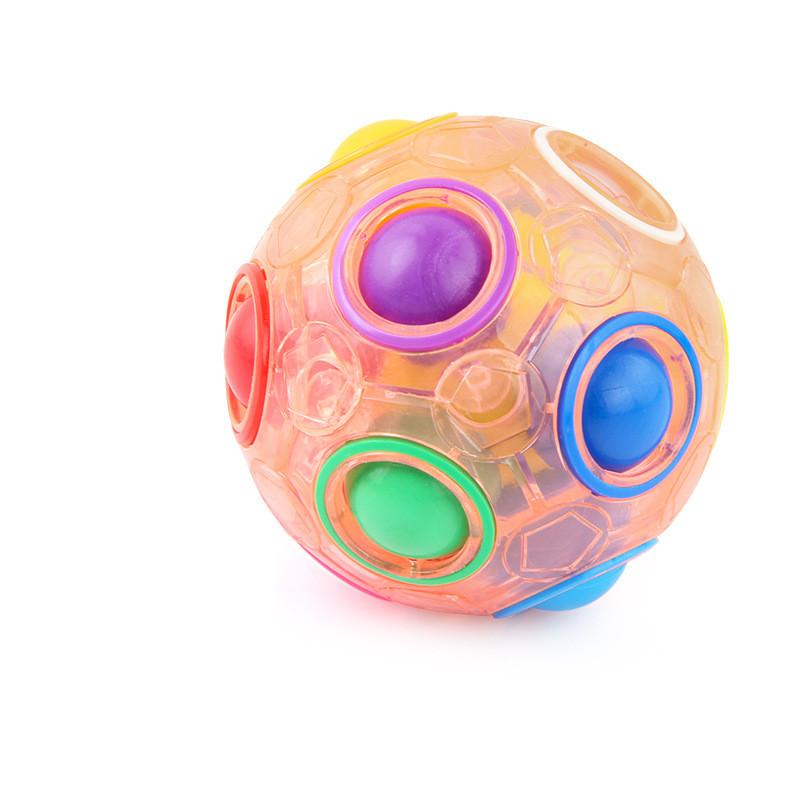 Rainbow Ball Puzzles Antistress Cube Football Magic Cube Educational Learning Toys for Children Adult Kids Stress Reliever Toys