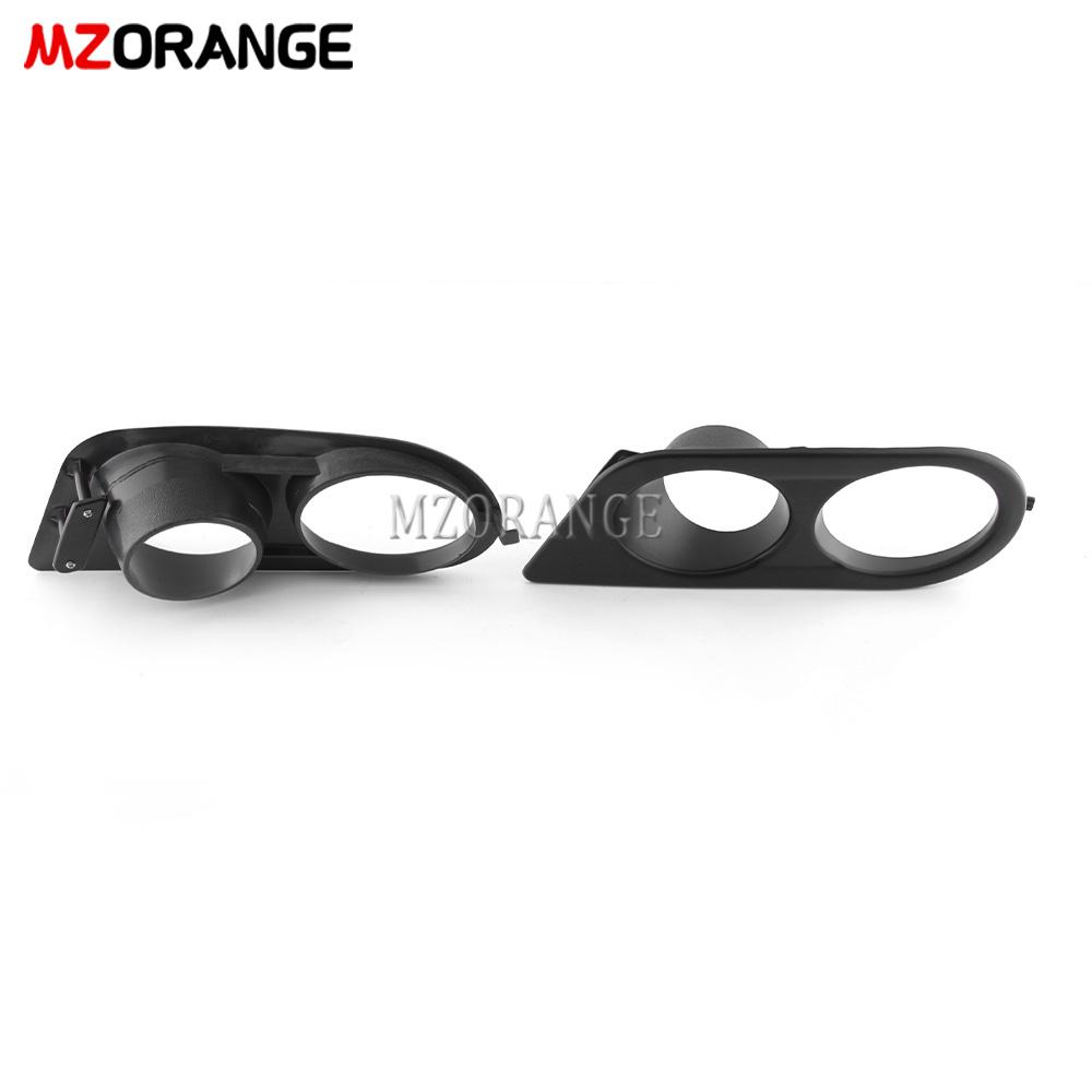 Car Front Bumper Grill Fog Light Cover Grille Trim for BMW E46 M3 2001-2006 Headlight Frame Surrounds Air Duct Hood Accessories