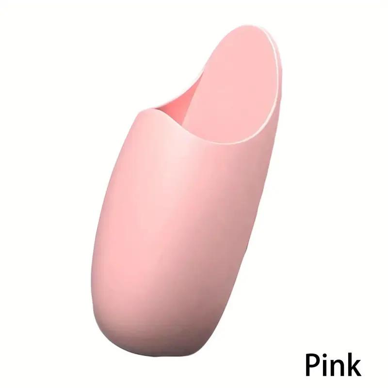 

Многоцелевая силиконовая настенная полка для хранения кухонных принадлежностей, органайзер для ванной комнаты, подставка для зубных щеток, не требующая сверления 1PCS розовый