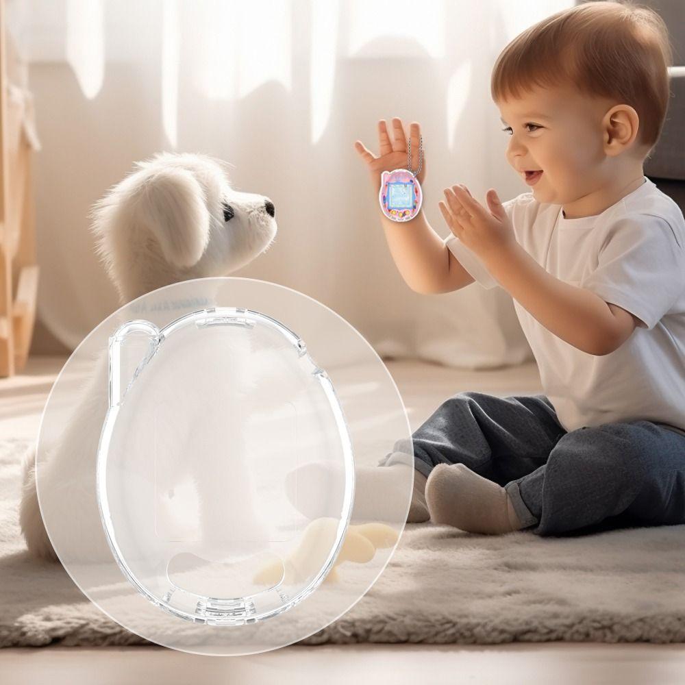 Transparent Hard Shell Dustproof Clear Cover for Tamagotchi Connection Game Accessories