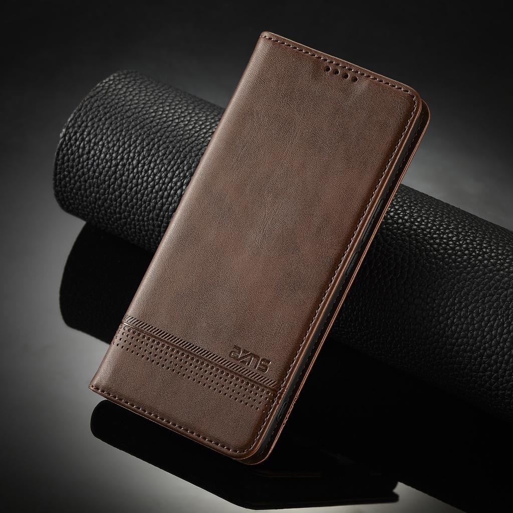 Luxury magnetic attraction case for OPPO A32 A53s A11s / A33 A53 2020 simplicity phone cover wallet case card slots quality AZNS