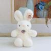 Cute Plush Rabbit Stuffed Animal Toy With Ribbon Bow For Home Decor Office