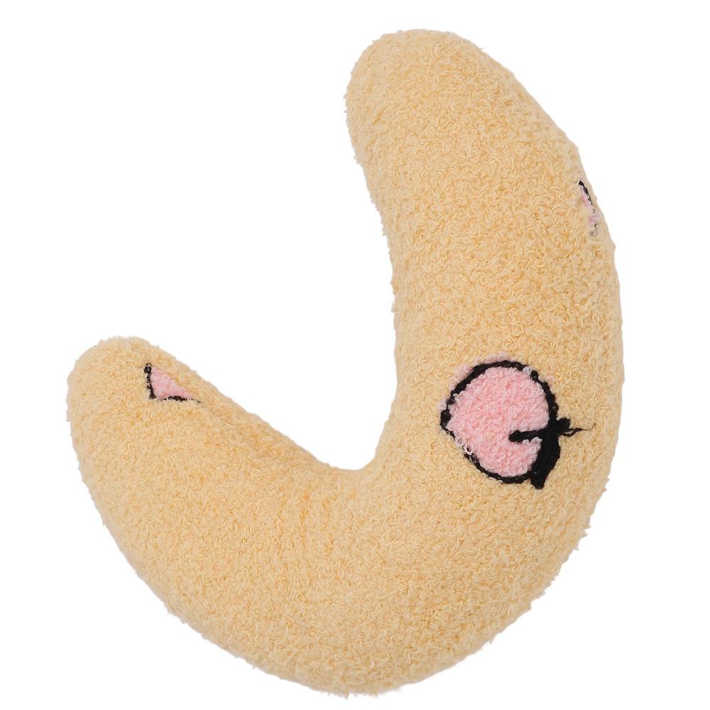 3pcs Machine Washable U Shaped Pillow Plush Fluffy Calming Pillow Fluffy Pet Neck Pillow For Pets