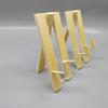 Wood Folding Fan Display Stands Pack of 2 Chinese Hand Fan Holder Rack Tabletop Display for Collectors and Enthusiasts