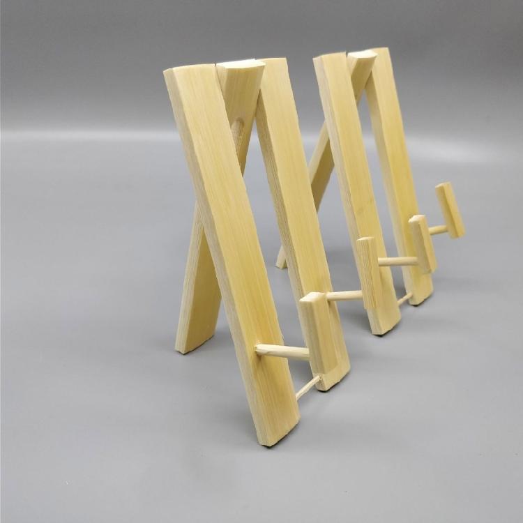 Wood Folding Fan Display Stands Pack of 2 Chinese Hand Fan Holder Rack Tabletop Display for Collectors and Enthusiasts