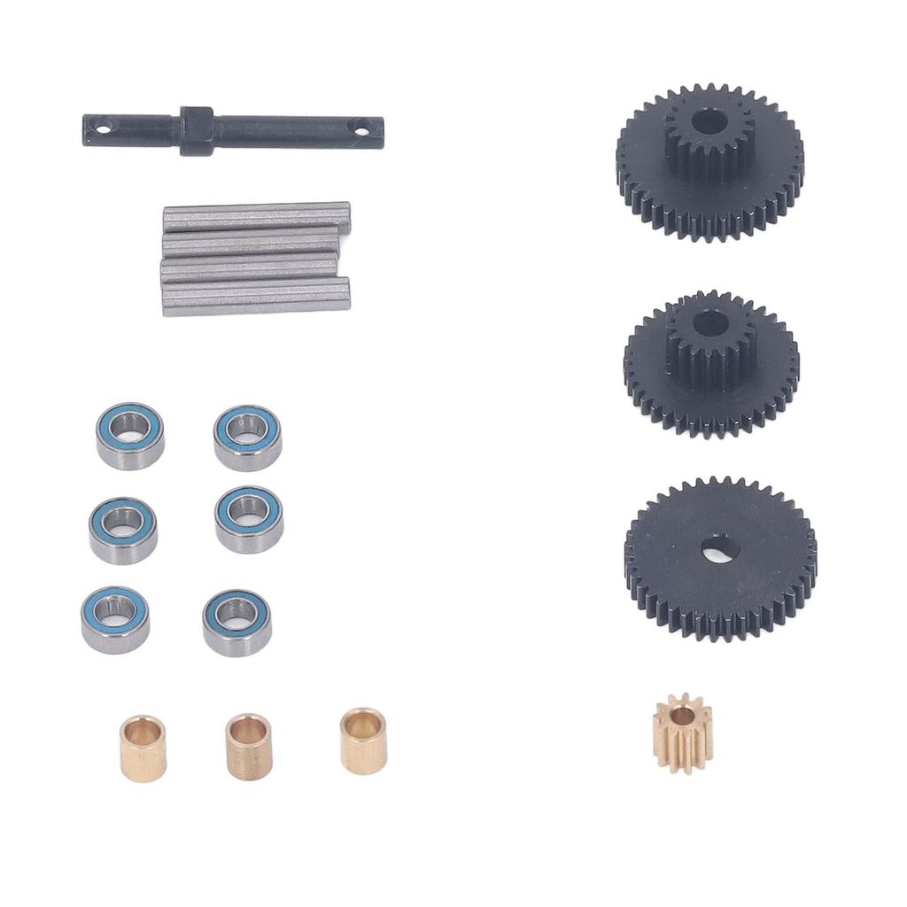 Heavy Duty Steel RC Car Transmission Gear Set with Shaft Motor Gear for Traxxas TRX4M 118 RC Car