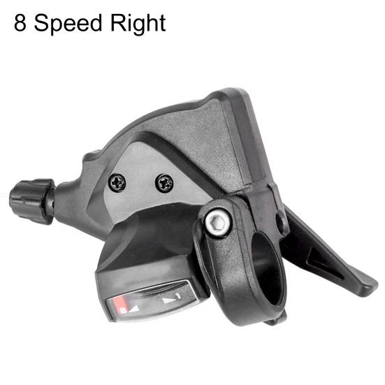 Manette de vitesse à gâchette 7/8/9/10/11 vitesses Haute résistance Haute précision de réglage 2,14 m Câble variable Intégré Manette de vitesse droite pour VTT