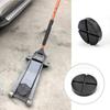 Car Lift Jack Stand Pads Black Rubber Slotted Floor Pad Frame Rail Adapte Auto SUV Van Pickup Lift Rubbers Jack Pads