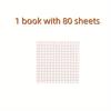 560Sheet/ 240Sheet/80-Sheet Practical Sticky Notes, Creative Tear-Off Memo Pad, Student Adhesive Notepad with Grid for Messages
