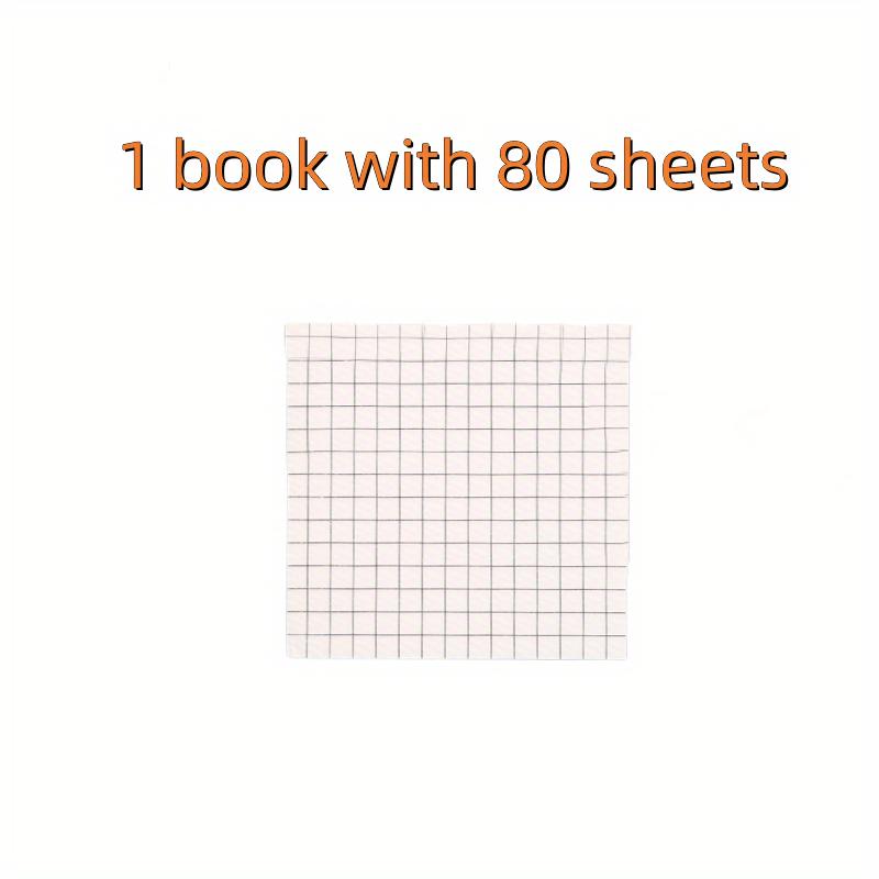 560Sheet/ 240Sheet/80-Sheet Practical Sticky Notes, Creative Tear-Off Memo Pad, Student Adhesive Notepad with Grid for Messages