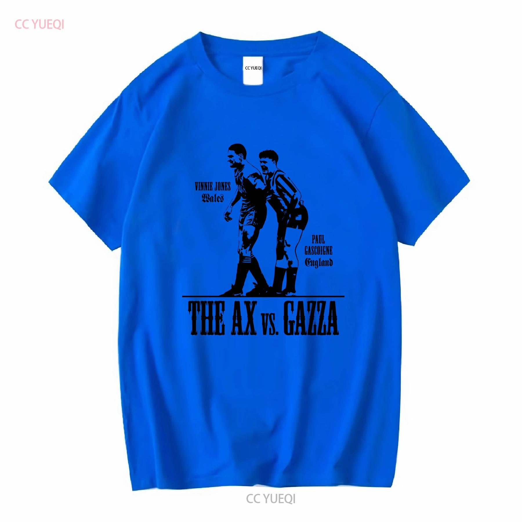 

Vinnie the Ax Jones vs Paul Gazza Gascoigne T Shirt long or short sleeves vintage Washed Comfortable Soft Top For Everyday Wear 4XL