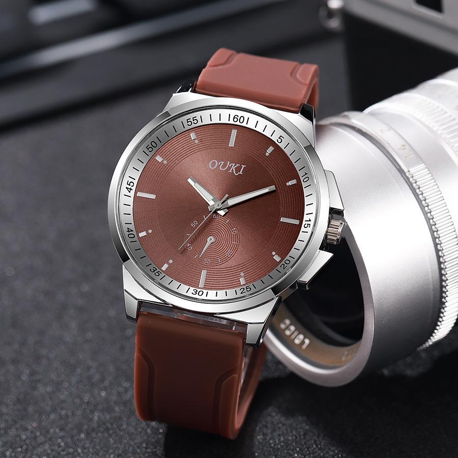 Ouki Men'S Watch Men'S Quartz Watch Men'S Watch Round Fashion Watch Men'S Watch