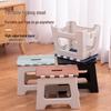 Portable Folding Stool: Thickened Plastic for Fishing, Outdoor, and Kids