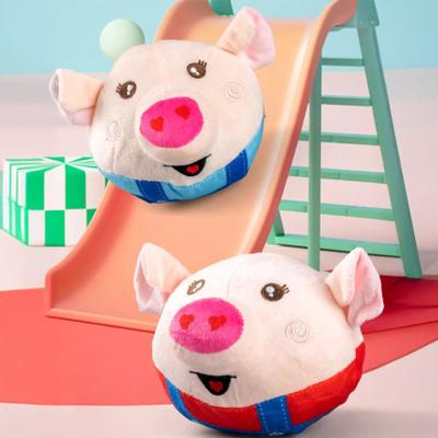 Elektrisches Plüschspringschwein-Spielzeug wiederholt, was Sie sagen, Kleinkinder, Jungen, Mädchen, pädagogisch, sprechend, singend, musikalisch, Stoffschwein, Plüschtier, interaktives Spielzeug