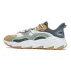FILA Breathable Textile, Synthetic Leather Low top Running Shoes Men's Brown Green F12M332109FNQ