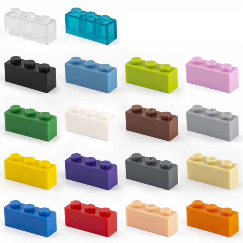 Non-Toxic 80Pcs Small Particle 3622 High Brick 1X3 Building Blocks Parts Diy Blocks Compatible With Creative Gift Castle Toys