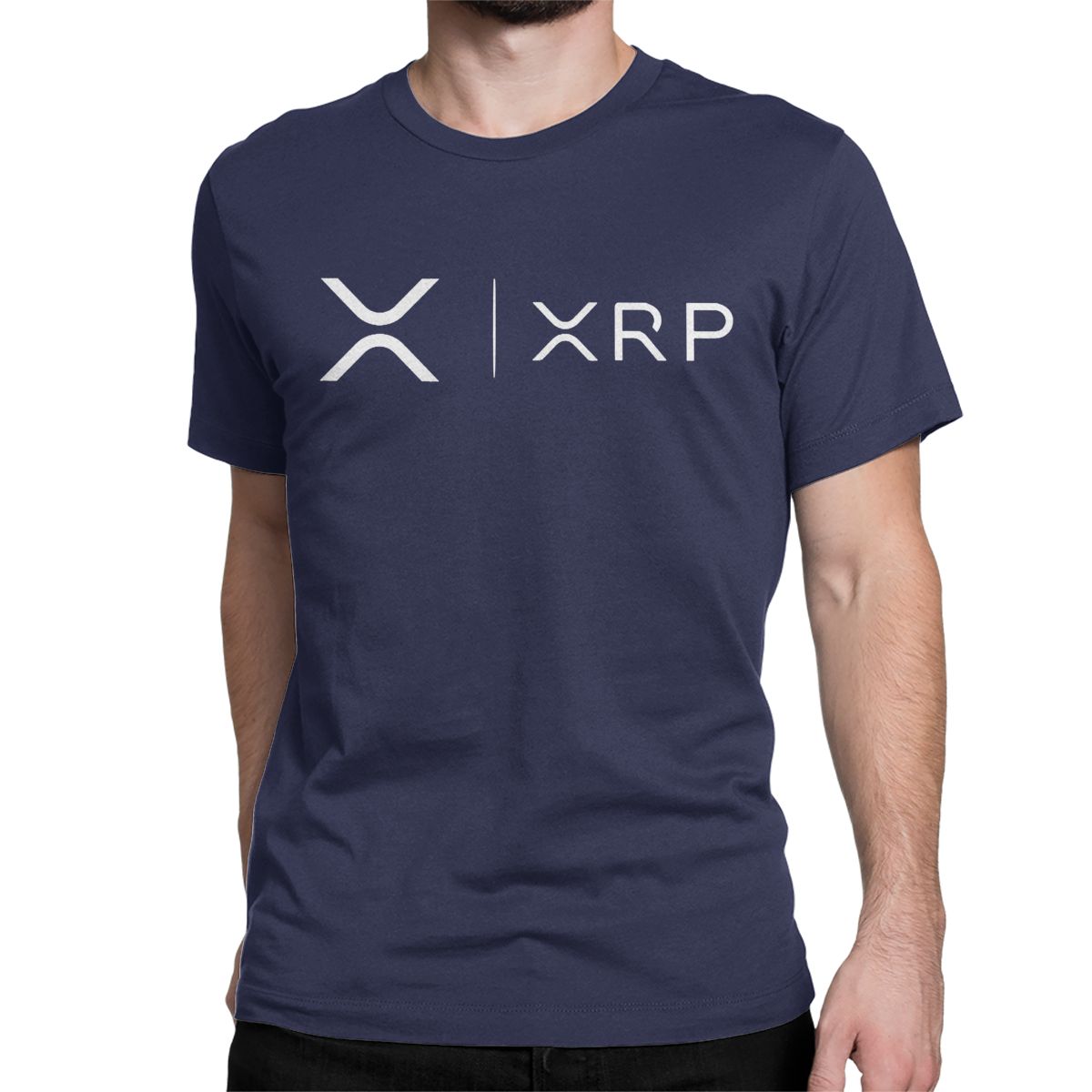 

Men s Xrp Ripple Side By Side Bitcoin Crypto T Shirts Cryptocurrency Pure Cotton Clothing Short Sleeve O Neck Tees T-Shirt 4XL