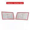 For Toyota Highlander XU70 Kluger -  2024 Stainless Car Front Dashboard Vent Sound Speaker Cover Air Trims Stickers