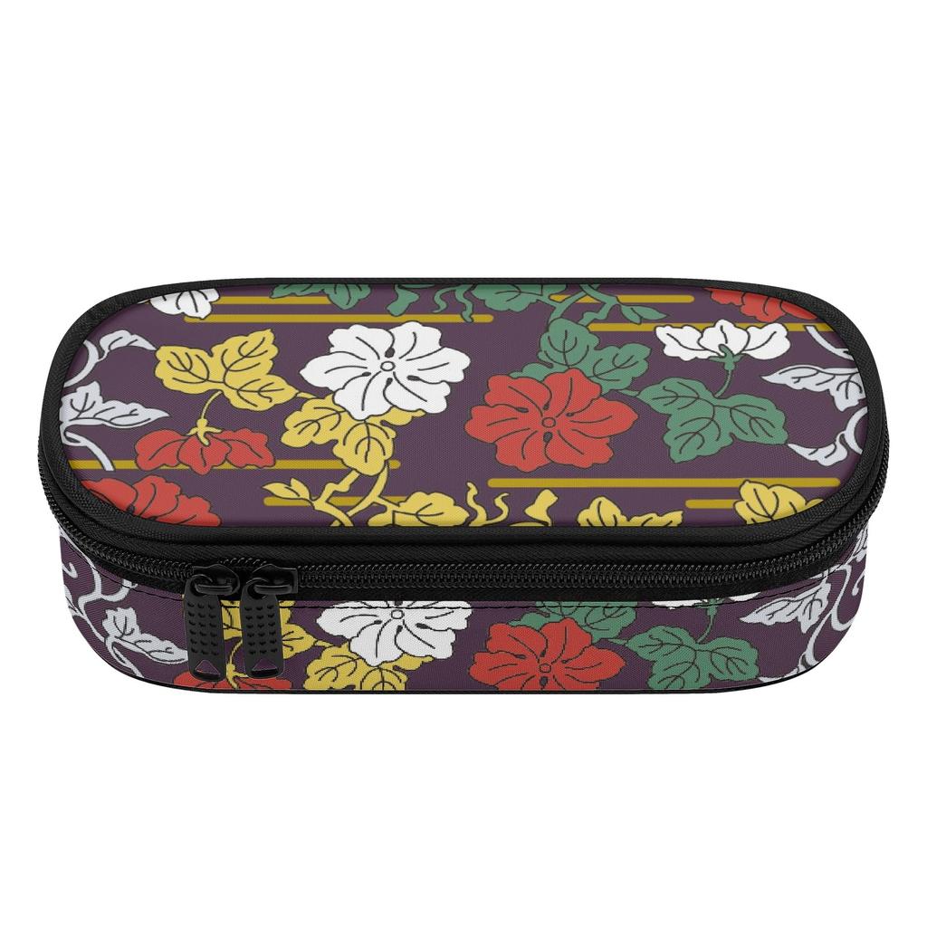 Pencil Pouch High Capacity 300D Polyester Zip Around Closure with Mesh Pocket Removable Divider and Pen Slots for Boys Girls