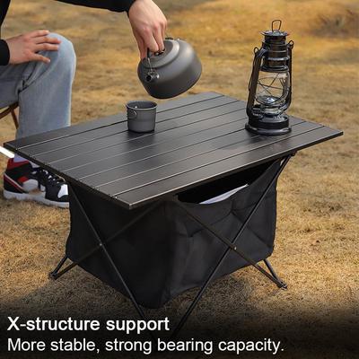 Tragbarer Camping-Klapptisch aus Aluminiumlegierung, multifunktionaler, leichter Tisch für Picknick im Freien