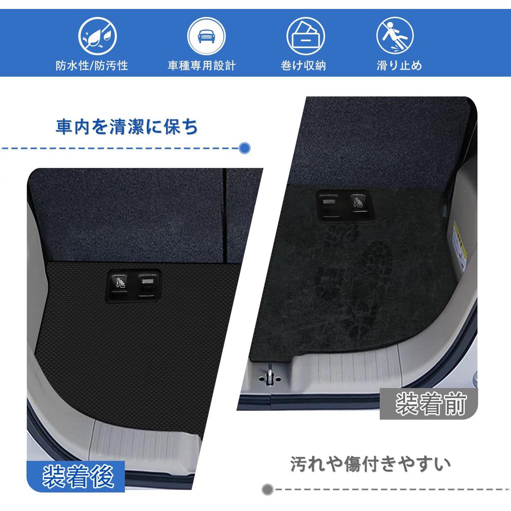 New JF5 JF6 Luggage Mat NBOX JOY Jf5 Jf6 Exclusive 2D Trunk Mat PVC Material Cargo Mat Storage Protective Mat Waterproof Stain Resistant Abrasion
