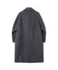 Adhoc Unisex Semi-Over Balmacaan Coat (Ch-Grey) (Hbahc90)