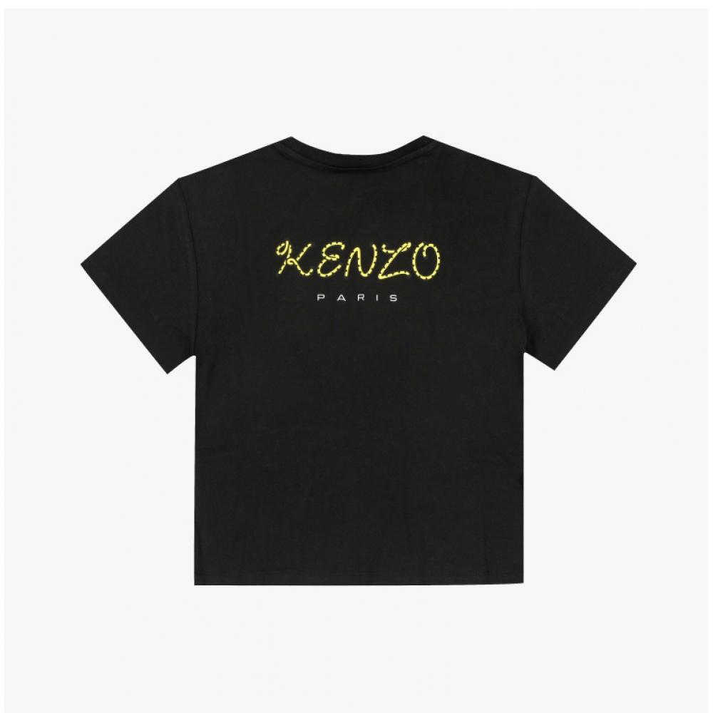 Kenzo Tiger Kids Short Sleeve Tee K61506 095