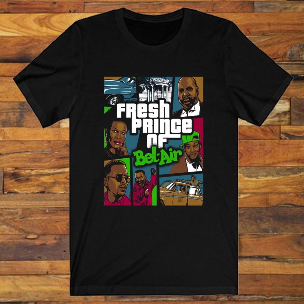 The Fresh Prince of Bel Air Will Smith Men s Black Size S to 5XL XL