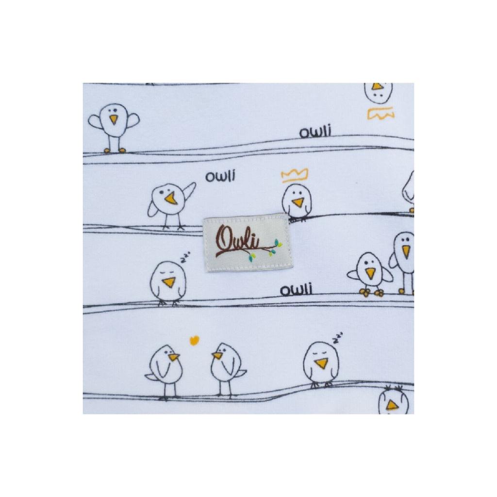 Weißer Unisex-Schlafsack für Babys, 0,5 Tog, Early Birds